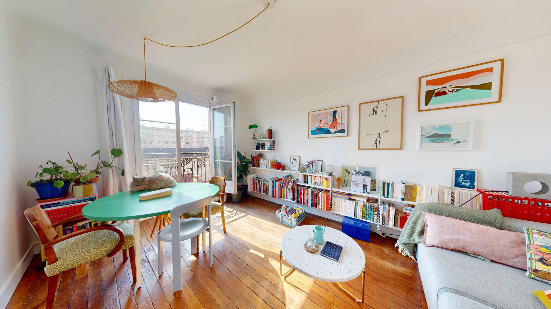 Appartement Saint Ouen Sur Seine 2 pièces et une cave
